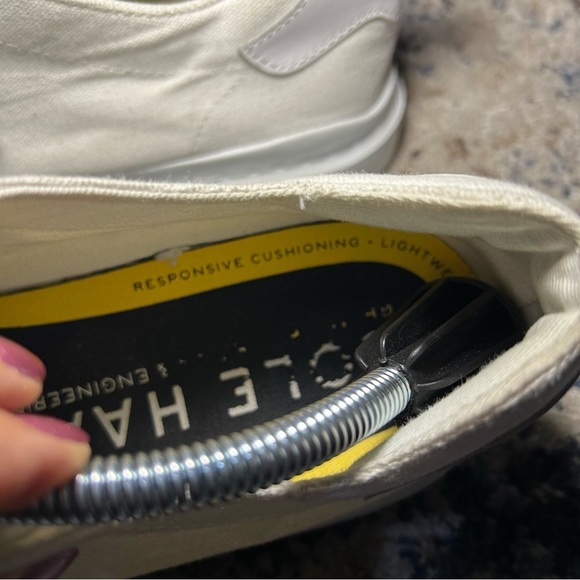 Cole Haan Grandpro Rally Canvas White Court Sneakers Size 11 - Picture 11 of 13